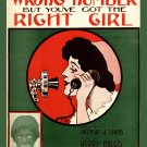 Decoration 11x14 Poster.Got the wrong number silent movie art.Early telephone call.9902
