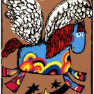 Decorative 11x14 Poster Home wall decor.Angel flying Horse.Children.8305