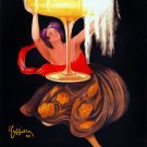 Decorative 11x14 Poster Home wall decor.Contratto Champagne by Cappiello.Nouveau fashion.8328