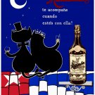 Decorative 11x14 Poster.Home Interior.Romantic Cats drinking on roof.6529 Decorative 11x14 Poster.Home Interior.Romantic Cats drinking on roof.6529