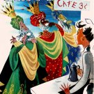 Decorative 11x14 Poster.Home wall interior.Home room art.Cafe cubano for 3 Kings.6707 Decorative 11x14 Poster.Home wall interior.Home room art.Cafe cubano for 3 Kings.6707