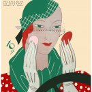 Decorative 11x14 Poster.Home wall interior.Room art.Lady Driving putting makeup.6756 Decorative 11x14 Poster.Home wall interior.Room art.Lady Driving putting makeup.6756