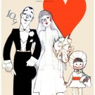 Decorative 11x14 Poster.Home wall interior.Room art.Deco married w/little girl.6760 Decorative 11x14 Poster.Home wall interior.Room art.Deco married w/little girl.6760