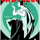 Decorative 11x14 Poster.Home wall interior.Room art.Deco cover from 1935.Green.6769 Decorative 11x14 Poster.Home wall interior.Room art.Deco cover from 1935.Green.6769