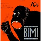 red Decor 11x14 Poster.Home wall interior.Room art.King Kong from 1929 cover.6790 red Decor 11x14 Poster.Home wall interior.Room art.King Kong from 1929 cover.6790