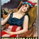 Decorative 11x14 Poster.Wake up America.Civilization Calls.Patriotic.7845 Decorative 11x14 Poster.Wake up America.Civilization Calls.Patriotic.7845