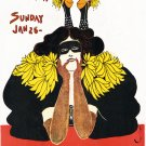 Decorative 11x14 Poster.Girl with mask.7846