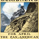 Decoration 11x14 Poster.Room interior.Art Wall decor.Panamerican railroad.Train.Locomotive.7883 Decoration 11x14 Poster.Room interior.Art Wall decor.Panamerican railroad.Train.Locomotive.7883