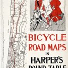 Decorative 11x14 Poster.Art Wall decor.Bicycle Road maps.7930 Decorative 11x14 Poster.Art Wall decor.Bicycle Road maps.7930