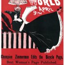 Decorative 11x14 Poster.New York Sunday world.Reading.Red.Black.8019