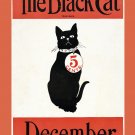 Decorative 11x14 Poster.Art Wall.Room decor.The black cat.Red.8028 Decorative 11x14 Poster.Art Wall.Room decor.The black cat.Red.8028