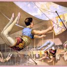 Decoration 11x14 Poster.Wall art design.Circus performers.Show.Flying.Trapeze.10333
