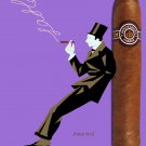 Decorative 8x10 Poster.Cuban classic label.Cigar collection.Montecristo.Purple.Petit 2.9411