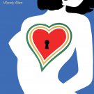 Decorative 8x10 Poster.The heart wants what it wants.Woody Allen quote.Heart key.9432