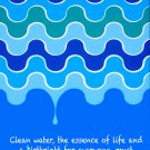 Decorative 8x10 Poster.Enviromentalist.Clean water.Essence of life.9444