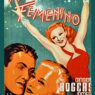 Decorative movie 8x10 Poster.Ardid femenino.Spanish.Ginger Rogers.9463