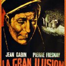 Decorative movie 8x10 Poster.La gran ilusion.Jean Gabin.French Jean Renoir.Spanish film.9491