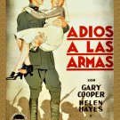 Decorative movie 8x10 Poster.Farewell to arms.Adios a las armas.Gary Cooper.Spanish film.9494 Decorative movie 8x10 Poster.Farewell to arms.Adios a las armas.Gary Cooper.Spanish film.9494