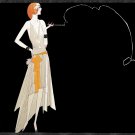 Decoration 8x10 Poster.Elegant smoker lady.9621