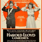 Decoration 8x10 Poster.Harold Lloyd Comprintedy Pathe silent movie art.9742
