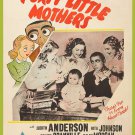 Decoration 8x10 Poster.40 Little mothers silent movie art.Judith Anderson printeddie Cantor.9810