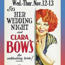 Decoration 8x10 Poster.Her wprintedding night.Clara Bows silent movie art.9811