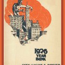 Decoration 8x10 Poster.Seattle City light and power.1926 year book.9839