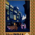 Decoration 8x10 Poster.Visit India.Travel by Moonlight.9893 Decoration 8x10 Poster.Visit India.Travel by Moonlight.9893