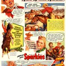 Decorative 8x10 Poster.Home wall decor.Gene Autry Sparkie Rice cereal.Retro Cowboy.7940