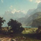 Decorative 8x10 Poster.Home wall nature decor.Albert Bierstadt landscape.7973