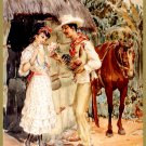 Decorative 8x10 Poster.Home wall decor.Farmers in love.8012