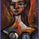Decorative 8x10 Poster.Home wall decor.Woman portrait.Portocarrero.8015