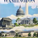 Decorative 8x10 Poster.Home wall decor.Washington Pennsylvania railroad travel.8079
