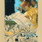 Decorative 8x10 Poster Home wall decor.Il resto del Carlino.Italian Nouveau.Bologna.8249