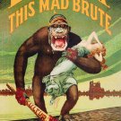 Decorative 8x10 Poster Home wall decor.Enlist.Destroy Mad Brute.Army enroll ad.8253