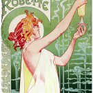 Decorative 8x10 Poster Home wall decor.Absinthe Robette.French Nouveau fashion model.8260
