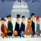 Decorative 8x10 Poster Home wall decor.Washington DC travel ad.8289