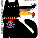 Decorative 8x10 Poster Home wall decor.Give me paw,friend.Spanish.Black dog champion.8302 Decorative 8x10 Poster Home wall decor.Give me paw,friend.Spanish.Black dog champion.8302