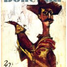 Decorative 8x10 Poster.Home wall interior.Home room art.Farmer and rooster.6555