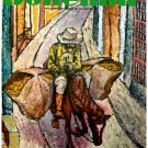 Decorative 8x10 Poster.Home wall interior.Home room art.Bread seller painting.6566