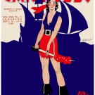 Decorative 8x10 Poster.Home wall interior.Home room art.Fashion pirate girl.6611