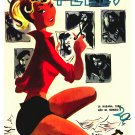 Decorative 8x10 Poster.Home wall interior.Home room art.Fashion girl with pics.6629