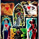 Decorative 8x10 Poster.Home wall interior.Home room art.Love Valentine Scenes.6664