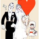 Decorative 8x10 Poster.Home wall interior.Room art.Deco married w/little girl.6760 Decorative 8x10 Poster.Home wall interior.Room art.Deco married w/little girl.6760