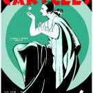 Decorative 8x10 Poster.Home wall interior.Room art.Deco cover from 1935.Green.6769 Decorative 8x10 Poster.Home wall interior.Room art.Deco cover from 1935.Green.6769