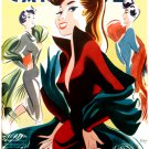 Decorative 8x10 Poster.Home wall interior.Room art.Elegant ladies in fashion show.6778