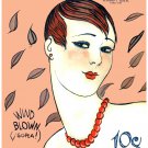 Decorative 8x10 Poster.Home wall interior.Room art.Redhead fashion short hair.6832