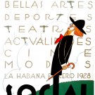 Decorative 8x10 Poster.Home wall interior.Room art.Social magazine from Cuba.6860