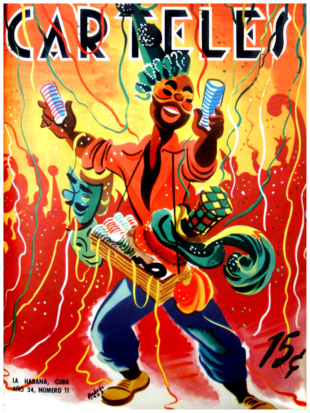 Decor 8x10 Poster.Home wall interior.Room design.Carnival seller vendor dancer.6902