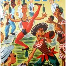 Decor 8x10 Poster.Home wall interior.Room design art.Family putting up a show.6918